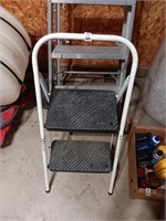 Metal safety step stool