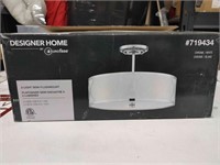 (N) Designer home 719434 2 light semi flushmount