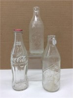 3 Vintage Coca-Cola Bottles