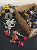 Group of transformer toys