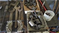 Large Wrenches, Puller and Assorted Sockets