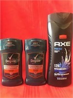 Men's Body Wash 'Axe',473ml&Deodorant 76g x2