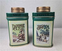 Billy Tea Damper Tin Salt and Pepper Shakers