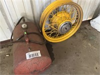 Yellow Wheel Air Tank