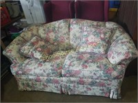 Love seat and 2 wing back chairs