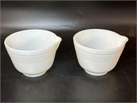 2 Pyrex Mixing Bowls