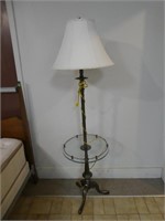 Floor Lamp Table 62" H