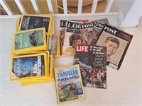 Life, Look, Post. National Geographic Magazines