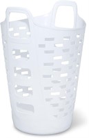 Clorox Flexible Laundry Basket  2 Bushel  White