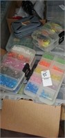Lot of random lures, and tackle making supplies