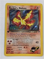 2000 Pokemon 1st Edition Holo Rocket's Moltres #12