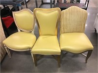 3 Accent Chairs From High End Hotel