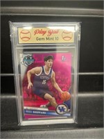 Reed Sheppard Pink Refractor Card Graded 10