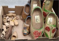 Box of Wooden clogs