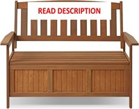 READ!! FURINNO Tioman Hardwood Patio Bench 1-Pack