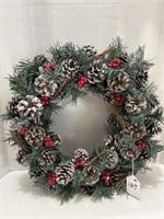 Christmas Snowy Wreath