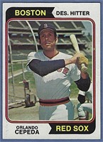 1974 Topps #83 Orlando Cepeda Boston Red Sox