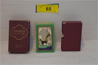 Vintage Congress Art Deco Playing Cards in Case