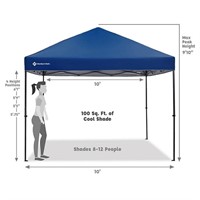1 Member's Mark 10' x 10' Instant Canopy with