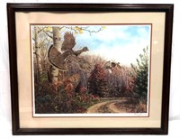 Signed & Numbered Framed Print Of "Into The Woods-