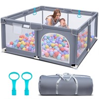 Baby Playpen, Large Indoor and Outdoor