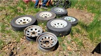 (5) Trailer Tires and Rims, Rims