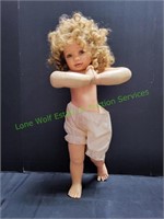 24" 2001 Pamela Erff Bisque Realistic Toddler Doll