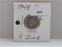 1948-S 90% Silv Roos Dime