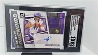 Kellen Mond Rookie Auto Patch 60/99 SGC 8 Pop 1