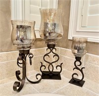 3 Piece Candle Decor Lot in M. Bathroom