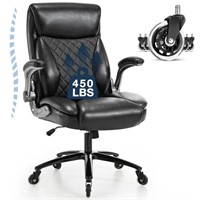 Big and Tall Office Chair 450lbs with 3D Lumbar Su