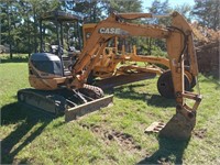 Case CX31 mini excavator, one Final drive is out