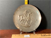 Sterling Silver Lincoln Mint Plate Unicorn