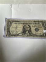 1957 A Series $1 Silver Certificate Bill F Grade A