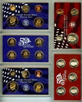 1989 99 00 02 08 08 10 10 14 & 16 Proof Sets