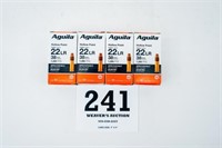 200 RNDS OF AGUILA 22 LR 38 GR HOLLOW POINTS