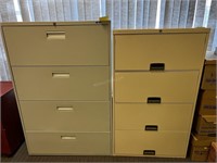 Lot of 3 Lateral File cabinets