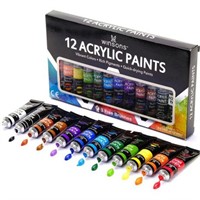 Winsons 12 piece 12ml Acrylic Paint Set