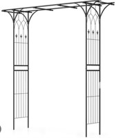 GARDEN ARBOR METAL ARCHWAY FOR CLIMBING PLANTS,