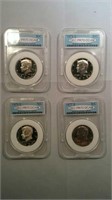 1971 s, 1973 s, 1979 S and 1977 s graded half