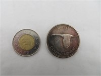 Dollar Canada 1867-1967 silver
