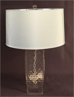 CONTEMPORARY GLASS LAMP