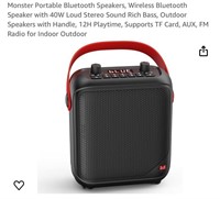 Monster Portable Bluetooth Speakers