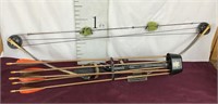 Compound Bow With Arrows