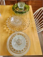 Misc. Glass Platters Lot