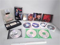 Assorted DVD'S Harry Potter King Kong Cassette &