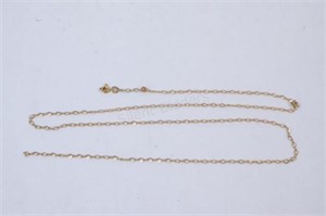 10K Yellow Gold Oval Link Necklace