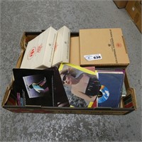 Collectors Plates, Various Records, Etc