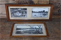 2x Framed Carriage Pictures