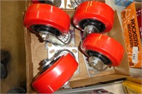 4 - 5 " caster wheels